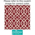 thumbnail image 2 of Pillow Perfect Outdoor/ Indoor New Geo Red Wicker Seat Cushion (Set of 2), 2 of 5