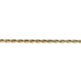 thumbnail image 2 of Auriga Fine Jewelry 14K Yellow Gold 2.75mm Extra-Light Rope Chain Bracelet 7 inch for Women, 2 of 6