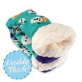 thumbnail image 5 of Women's Classic Winter Fleeced Thermal Cabin Crew Slipper Socks, 05 Snowman, 1 Pair, 5 of 5