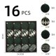 thumbnail image 1 of 16 Pcs Velvet Christmas Balls Flocked Christmas Tree Ornaments Plastic Balls Xmas Decorative Hanging Ornaments Christmas Tree Decoration, 1 of 5