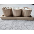 thumbnail image 4 of Bacs de Rangement Ronds en Bois Minimalistes Rustiques avec Couvercles, Ensemble de 3, 6,5 cm x 6 cm, 4 of 6