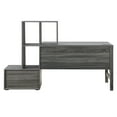 thumbnail image 6 of Furniture of America Sinclar 70-inch Desk with USB Port, Distressed Gray, 6 of 9