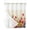Red, variant on No Hook Shower Curtains with Snap-in Liner Set, Spring Floral Waterproof Hotel Style Bathroom Shower Curtain, Watercolor Elegant Summer Botanical Rustic Mesh Top Window Bath Curtains 72''x78''