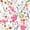 Hot Pink Red White, variant on Erosebridal Cartoon Kitty Cat Zipper Twin Comforter Sets with Fitted Sheet and 2 Pillowcases,Wild Botanical Print Zipper Bedding Set,Orange White,Reversible