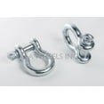 thumbnail image 3 of 7/8" 6.5T Clevis Screw Pin Anchor Bow Shackle D-Ring Nickel Plated 14000 lbs, 3 of 4