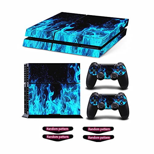 Decal Skin for Ps4 Slim, Whole Body Vinyl Sticker Cover for Playstation 4  Slim Console and Controller (Include 4pcs Light Bar Stickers) (PS4, Blue  fire) - Walmart.com