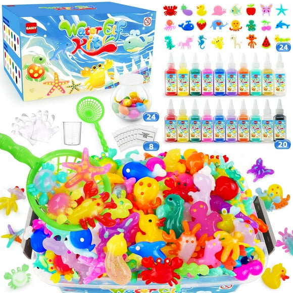 Kit de juguetes Magic Water Elf QANIY Aqua Fairy con 20 geles mágicos