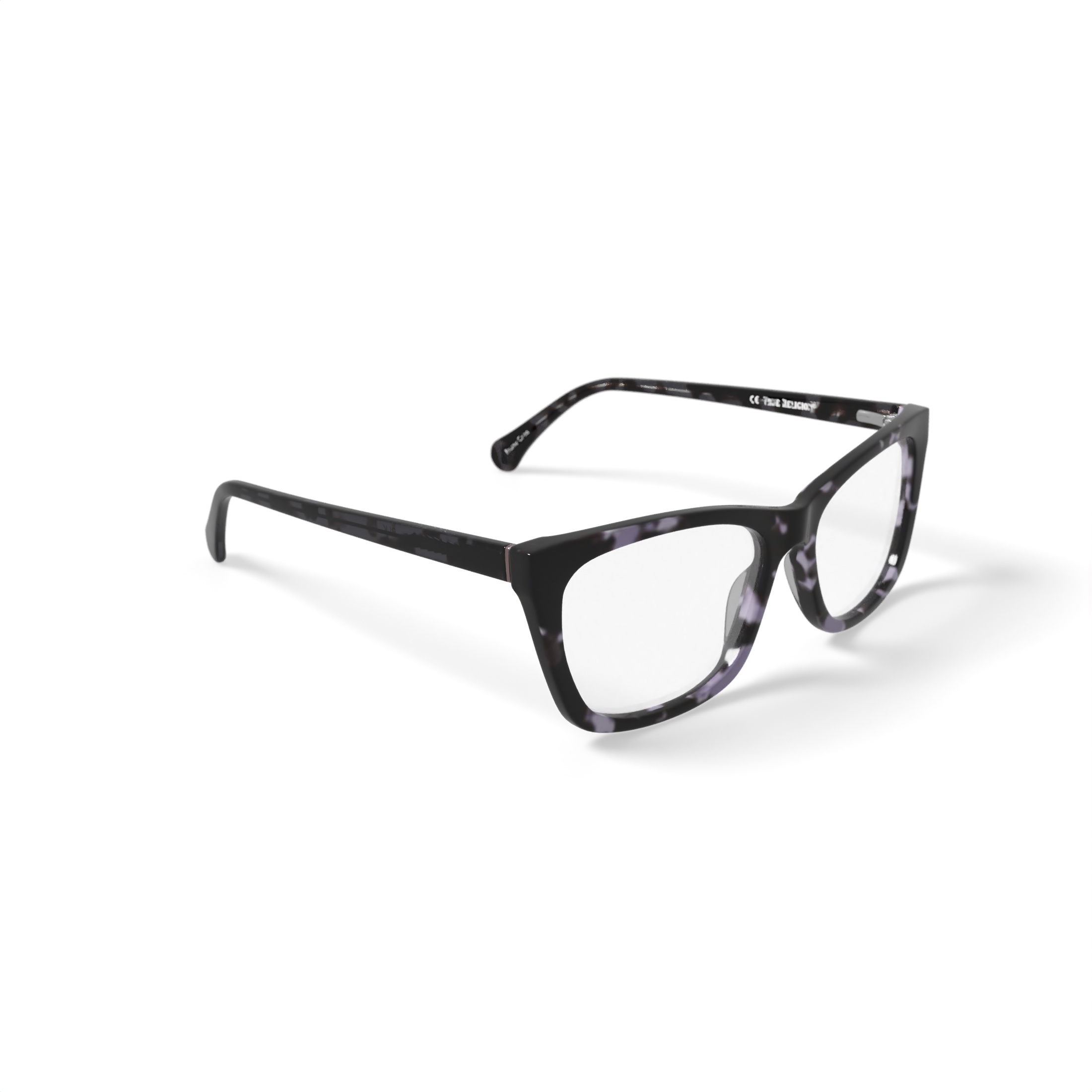 True Religion Women's Shirley Square Prescription Eyeglasses with Case, Black
