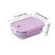 thumbnail image 3 of Fiudx Lonchera de Vidrio, Caja Bento Apta para Microondas, Recipiente para Preparar Comidas, Contenedor Versátil para Mantener La Frescura, Apto para Estudiantes y Oficinistas, Apto para Lavavajillas, 3 of 6