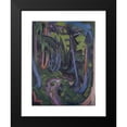 thumbnail image 2 of Ernst Ludwig Kirchner 19x24 Black Modern Framed Museum Art Print Titled - Mountain Forest Path (1919), 2 of 5