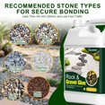 thumbnail image 4 of Cola para Piedras Teexpert para Paisajismo con Rociador - Adhesivo Fuerte de 3,78 litros para Grava y Piedras en Senderos, Jardines, Patios y Entradas, 4 of 9