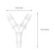 thumbnail image 2 of Conectores de grifo de plástico blanco, 30 piezas, accesorios para manguera de agua, junta en Y, tubo de oxígeno automático, 2 of 6