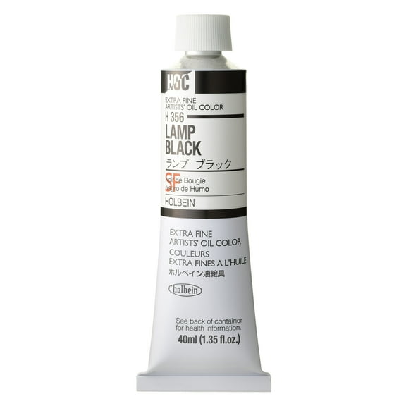 Holbein Artists' Oil Color, 40ml, Lamp Black