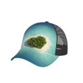 thumbnail image 7 of Picia Paradise Island Pattern Trucker Hat,Baseball Cap,Sun Protection Cap,Stylish Headwear,Leisure Cap,Outdoor Sports Cap, 7 of 7