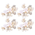 thumbnail image 2 of Hebilla De Cristal Hueca, Hebilla De Flor De Cristal Elegante Decorativa Larga Vida útil Para Cinturones De Novia Decoración Para Ropa De Bricolaje Para Decoración De Fiestas, 2 of 7