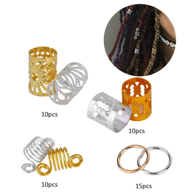 Hair Extension Ring Dreadlock Hair Rings Dreadlock Hair Clips Hair Clips Rings Hair Braid Rings Fashion Shows