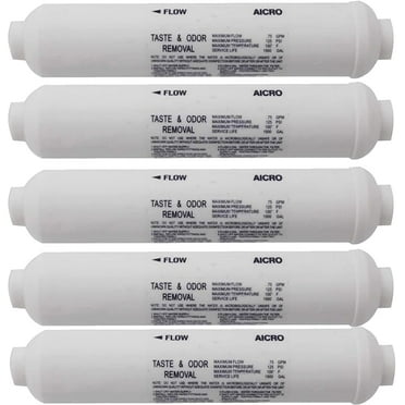 Post Inline Carbon GAC Water Filter Reverse Osmosis RO Ice T/33 pack of 5