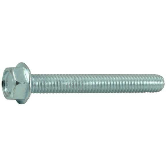 5/16"-18 x 2-1/2" Zinc Grade 5 Hex Washer Head Serrated Flange Bolts (5 pcs.)