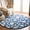 Navy/Grey, variant on SAFAVIEH Micro-Loop Carl Floral Overdyed Wool Area Rug, Grey/Ivory, 5' x 8'