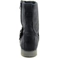 thumbnail image 4 of Cat By Caterpillar Darcy Black Womens Leather Motorcycle Boots US 8 M, EU 39, 4 of 5
