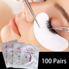 VicTsing 100 Pairs Eye Pads Eyelash Pad Gel Patch Lint Free Lashes Extension Mask Eyepads Beauty Tool