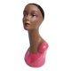 thumbnail image 1 of Maniquí de peluca independiente de 20'' con sombrero, bufanda, auriculares y soporte para la cabeza Rosado, 1 of 7