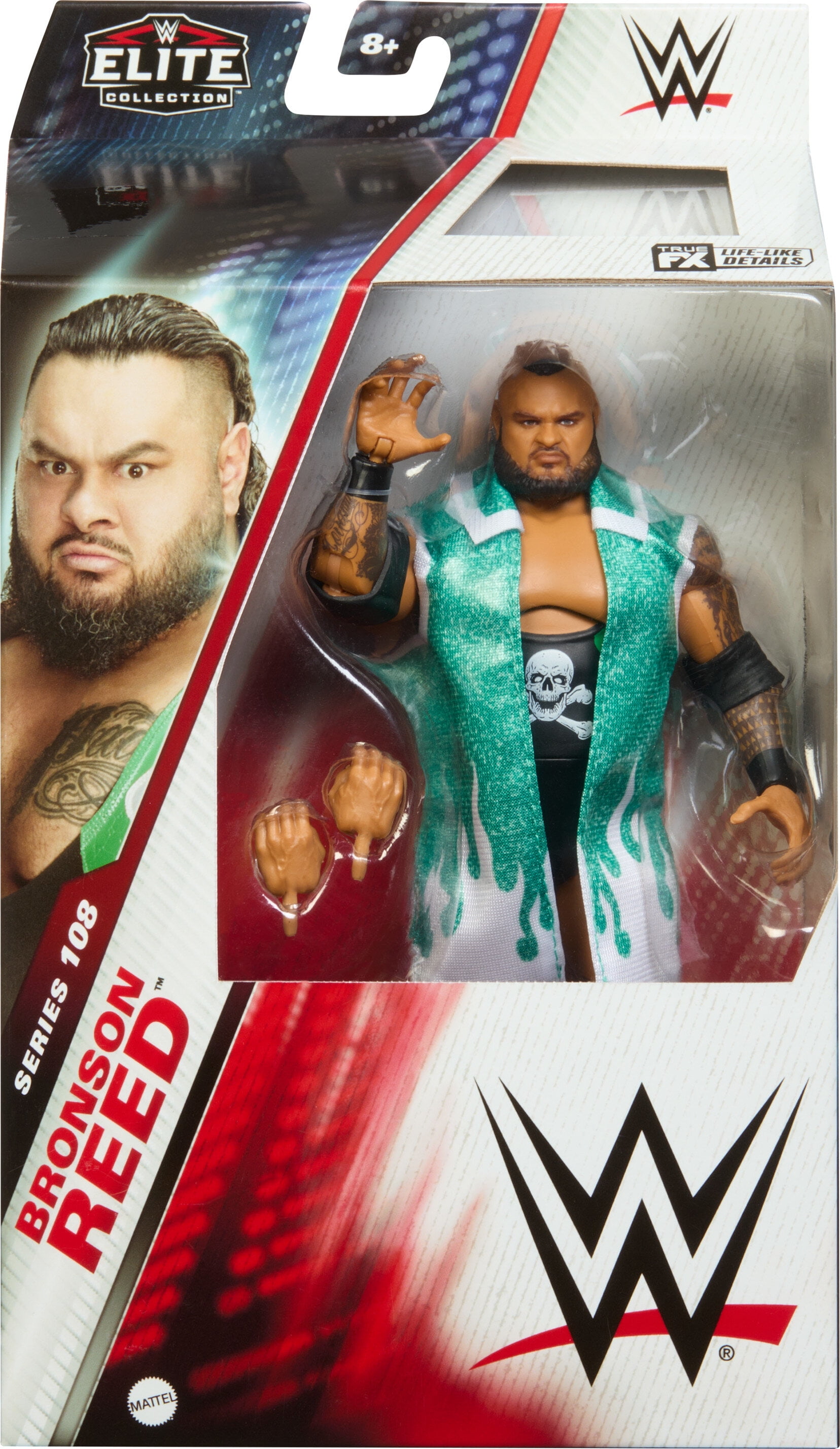 WWE Elite Bronson Reed Action Figure, 6-inch Collectible Superstar with Articulation & Accessories