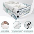 thumbnail image 4 of Twin Quilt Set 68''x86'', Light Blue Coastal Lightweight Summer Bedspread Coverlet Set with 2 Pillow Shams, Summer Beach Coral Shell Starfish Breathable All Season Quilt Bedding for Dorm/Bedroom, 4 of 9