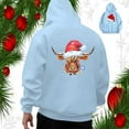 thumbnail image 2 of VBARHMQRT Men Zip up Hoodie Men's Expl Osive Christmas Collection Hooded Sport Sweatshirt, 2 of 6