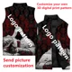 thumbnail image 3 of 2024 Personalice sus abrigos con estampado exclusivo para hombres Comuníquese con el servicio de atención al cliente para personalizar el chaleco sin mangas para hombres, 3 of 5