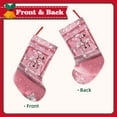thumbnail image 2 of Goofa Glittering Pink Bathtub for Christmas Stockings, 18inch Xmas Hanging Stocking Decorations for Christmas Party Family Decor, 2 of 7