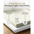 thumbnail image 6 of Good Sleep Bedding Twin XL Size Fitted Sheet Only Ivory Egyptian Cotton 800 TC, 6 of 8