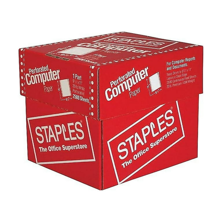 Staples 30% Recycled 11 x 17 Copy Paper, 20 lbs., 92 Brightness