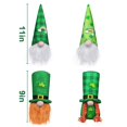 thumbnail image 2 of Bunny Chorus Decoraciones del día de San Patricio 4 piezas Gnomos del día de San Patricio Felpa hecha a mano Tomte Decoraciones clásicas del día de San Patricio para el hogar Tbale Oficina Decoración, 2 of 5
