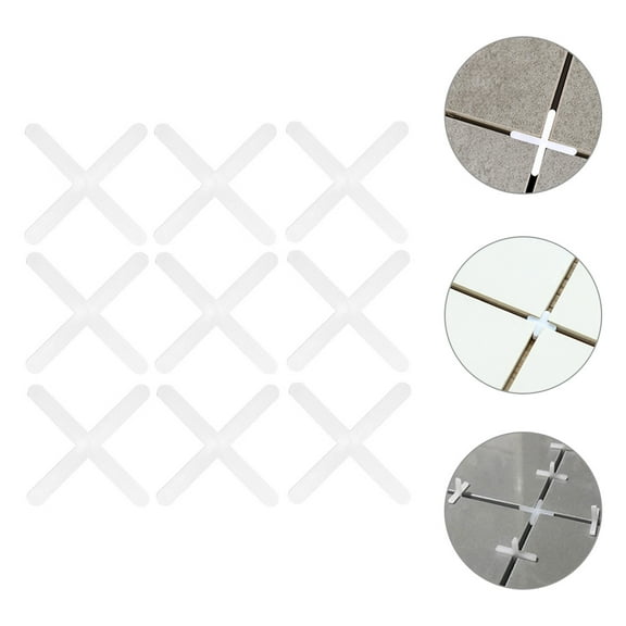 WHAMVOX 1000Pcs Leveling Spacer Cross Shape Tile Spacers Tile Spacer Replacement Ceramic Tile Levelers