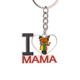 thumbnail image 1 of Black Wild Jamaica Cartoon El soporte del llavero de metal del llavero ama a mamá, 1 of 3