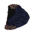 thumbnail image 3 of Turbante para la Cabeza para Mujer, Sombrero de Pelo de Lana Con cuentas de encaje Bordado Vintage para bufandas musulmanas, 3 of 7