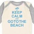thumbnail image 4 of Inktastic Keep Calm Go to the Beach Boys or Girls Long Sleeve Baby Bodysuit, 4 of 5