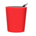 thumbnail image 3 of Car Trash Bin Can Durable Car Interior Accessory Multifunctional Organizer Red, 3 of 8