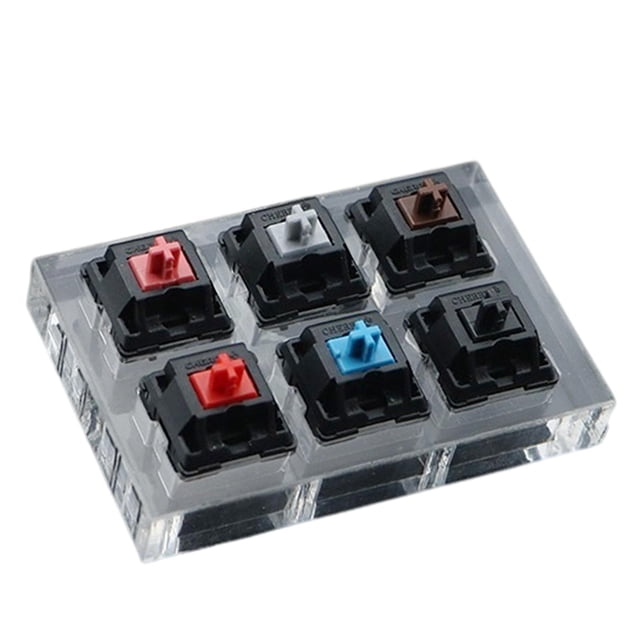funtasica Customized DIY Testingclear Keycaps Mechanical Keyboard for Cherry 6 keys