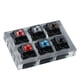 thumbnail image 1 of Base acrílica extraíble Probador de interruptor de llave DIY personalizado para Box piezas de repuesto Jinwen Keycap personalizado transparente Cherry 6 llaves, 1 of 4