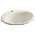 thumbnail image 5 of Kohler K-2905-1-KA Farmington Drop-in Bathroom Sink with Single Faucet Hole - Black & Tan, 5 of 8
