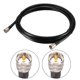 thumbnail image 2 of Cable Coaxial RG8 / U con Conectores Macho Pl-259 para radio CB / Ham 3.048m / 10ft, 2 of 4