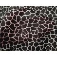 thumbnail image 4 of oneOone Silk Tabby Black Fabric Giraffe Animal Skin Craft Projects Decor Fabric Printed By The Yard 42 Inch Wide, 4 of 4