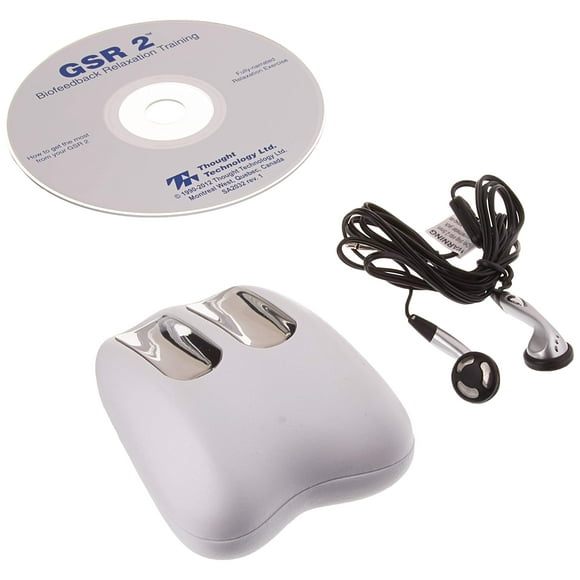 Unidad de biorretroalimentación Fabrication GSR Galvanic Skin Responses, color blanco