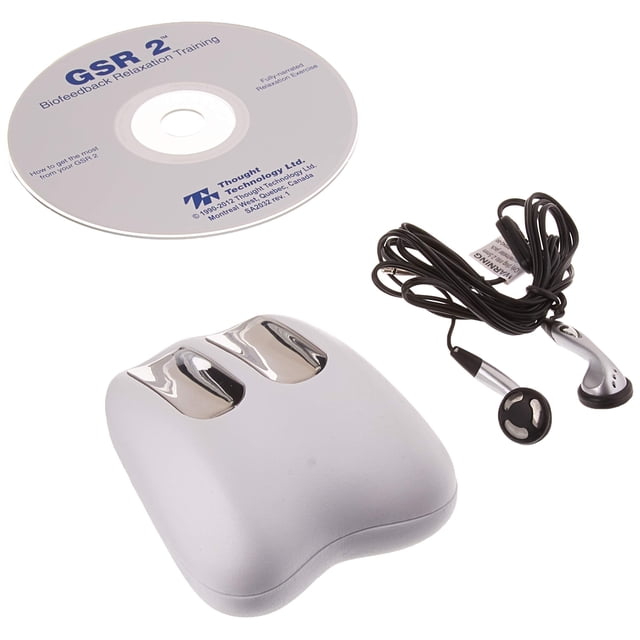 Unidad de biorretroalimentación Fabrication GSR Galvanic Skin Responses, color blanco