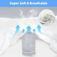 thumbnail image 2 of Waterproof Queen Mattress Protector, 3D Air Fabric Bamboo Cooling Mattress Pad Cover, Smooth Soft Noiseless Washable, 2 of 5