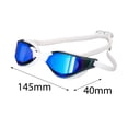 thumbnail image 4 of Gafas de natación Colamx para adultos profesionales de moda puentes nasales desmontables, 4 of 8