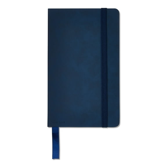 Faux Suede Notebook, 5" x 8", Blue, 60 Pages, Valentine's Day by Way To Celebrate