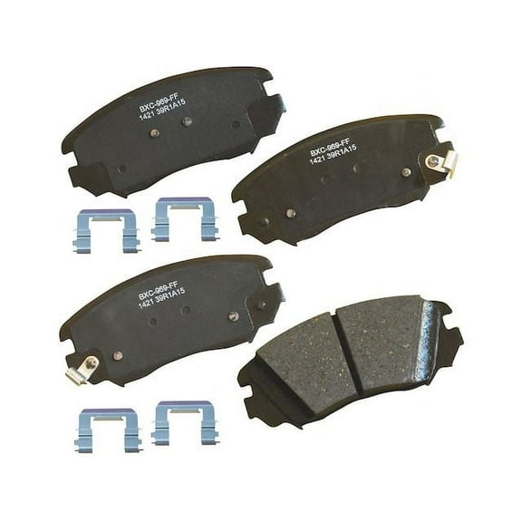 Front Brake Pad Set - Compatible with 2010 - 2017 Chevy Equinox 2011 2012 2013 2014 2015 2016